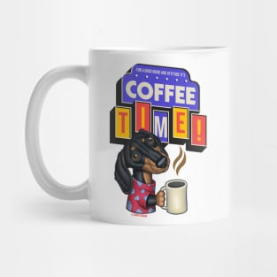 Cute Funny Doxie Dachshund Retro Coffee Mug